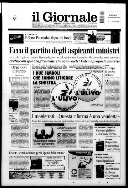 Il giornale : quotidiano del mattino